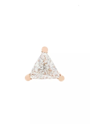 Delfina Delettrez 18kt gold Dots Solitaire diamond earring - Metallic