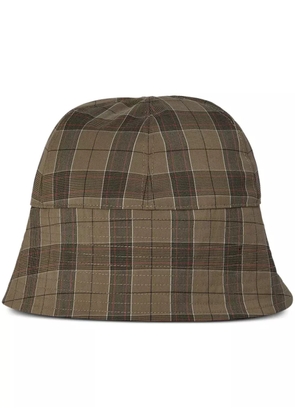 Rosetta Getty plaid bucket hat - Brown