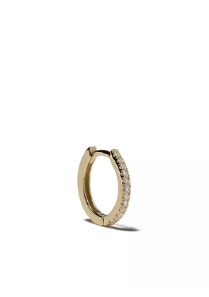 We by WHITEbIRD 18kt yellow gold diamond Margot large hoop single earring