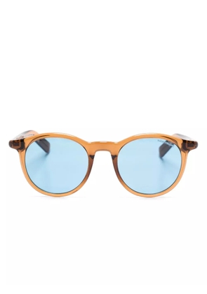 Montblanc round-frame sunglasses - Brown