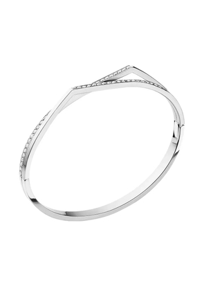 Repossi 18kt white gold Antifer diamond bangle - Silver