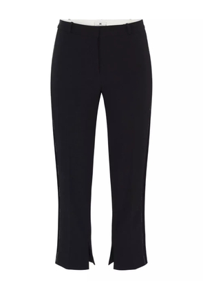 Elisabetta Franchi crepe trousers - Black