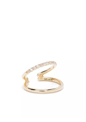 We by WHITEbIRD 14kt yellow gold diamond ear cuff