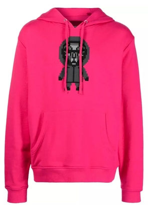 Mostly Heard Rarely Seen 8-Bit Head Master long-sleeve hoodie - Pink