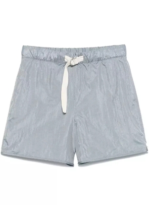 Jil Sander satin shorts - Blue