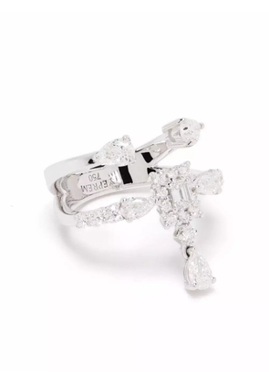 Yeprem 18kt white gold diamond ring - Silver