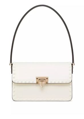 Valentino Garavani Rockstud23 leather shoulder bag - White