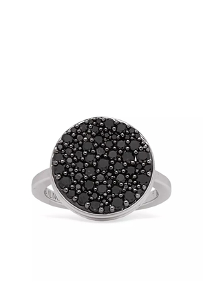 ALINKA 18kt white gold Black Caviar diamond ring - Silver