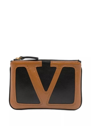 Valentino Garavani Viva Superstar zip-fastening leather wallet - Black