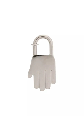 Hermès Pre-Owned 2002 pre-owned Annee Mediterranee padlock bag charm - Silver