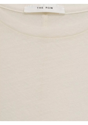 The Row Lila short-sleeve top - Neutrals