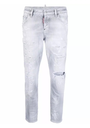 DSQUARED2 high rise cropped jeans - Grey