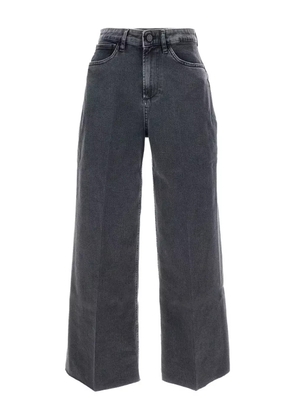 3x1 faded wide-leg jeans - Black