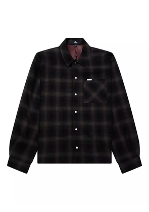 Represent reversible check Shirt - Brown