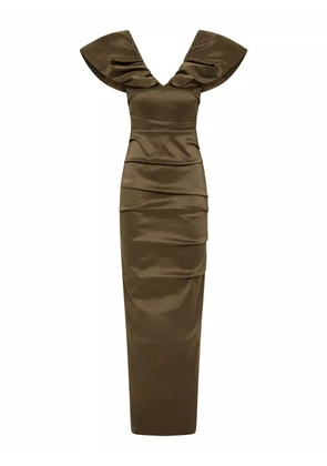 Rachel Gilbert Frey gown - Green