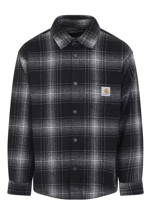Carhartt WIP check wool shirt - Black