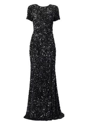 Rachel Gilbert Nixie sequin-embellished gown - Black