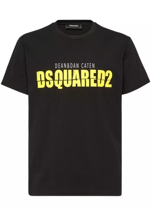 DSQUARED2 logo-print cotton T-shirt - Black