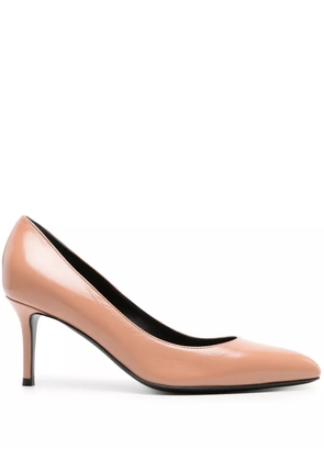 Giuseppe Zanotti 75mm patent-leather pumps - Brown