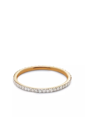 Monica Vinader 14kt yellow gold diamond ring