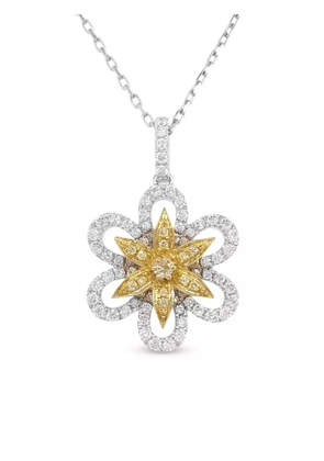 HYT Jewelry 18kt yellow and white gold diamond necklace - Silver