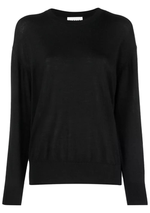 P.A.R.O.S.H. Maglia round-neck fine-ribbed jumper - Black