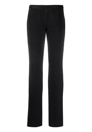 Versace Pre-Owned 1990s panelled waistband trousers - Black