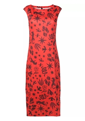 Lygia & Nanny Zababa Estampado T-shirt dress - Brown