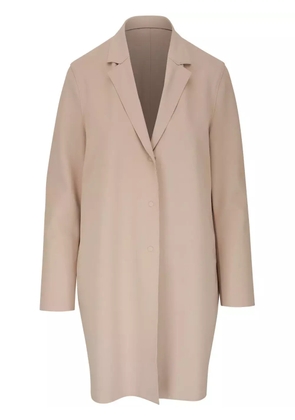 Harris Wharf London concealed-fastening single-breasted coat - Neutrals