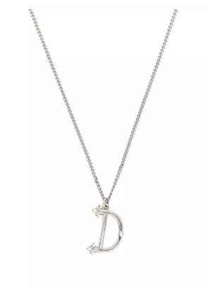 Emanuele Bicocchi initial-pendant sterling silver necklace