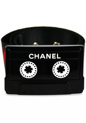 CHANEL Pre-Owned 2004 Cassette Tape belt - Black