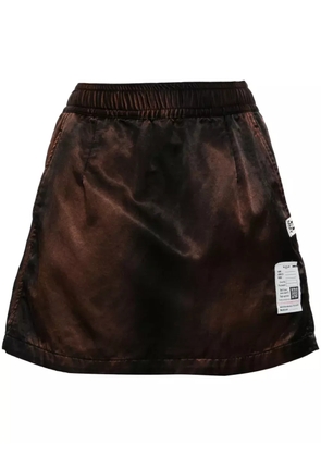 Maison MIHARA YASUHIRO mini wraparound skorts - Black