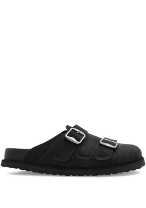 BIRKENSTOCK 1774 Becomes Berlin West suede mules - Black