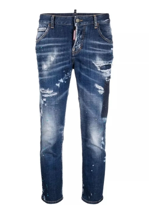 DSQUARED2 distressed-style skinny jeans - Blue