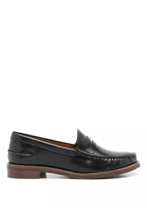 Sarah Chofakian Rive Gauche leather loafers - Black