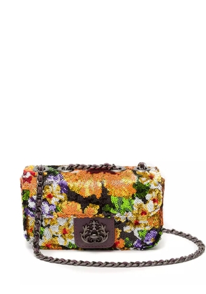 Isla mini Anne sequinned shoulder bag - Yellow