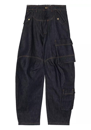 DARKPARK Rosalind tapered cargo jeans - Blue