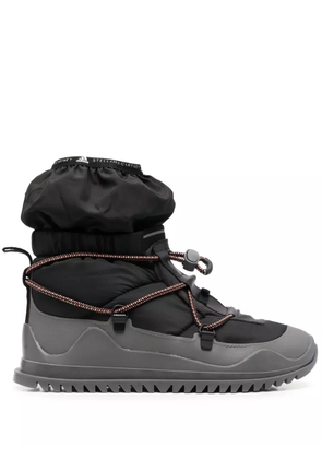 adidas by Stella McCartney logo-print drawstring boots - Black