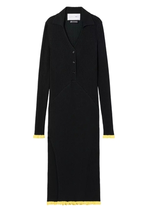 AZ FACTORY x Ester Manas ribbed-knit midi dress - Black