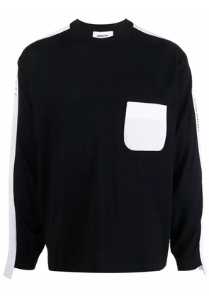AMBUSH logo-tape knit jumper - Black