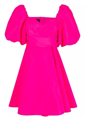 PINKO puff-sleeve flared dress