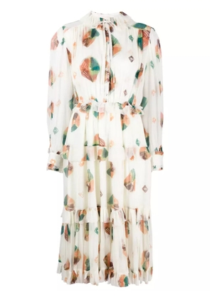 Ulla Johnson Reina chiffon midi dress - Neutrals