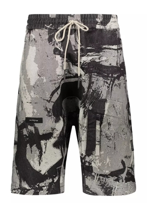 ISO.POETISM cotton shorts - White