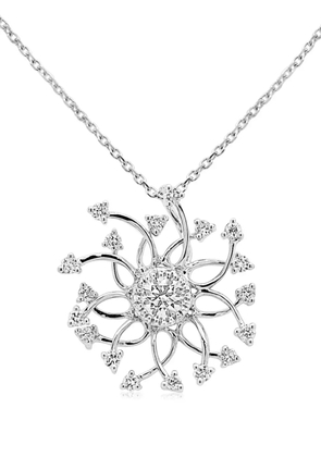 HYT Jewelry 18kt white gold diamond pendant necklace - Silver