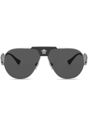 Versace Eyewear pilot-frame sunglasses - Gold