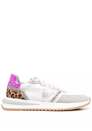 Philippe Model Paris panelled-design low-top sneakers - White