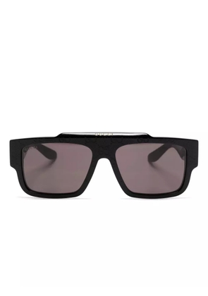 Gucci Eyewear Guccissima square-frame sunglasses - Black