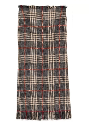 Giuseppe Di Morabito tartan-print midi skirt - Blue