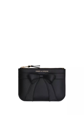 Comme Des Garçons Wallet Big Bow purse - Black