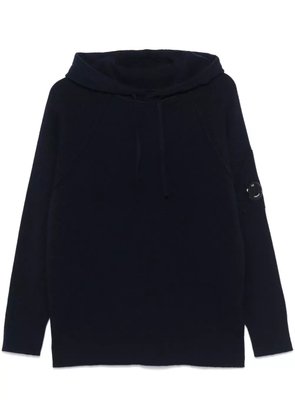 C.P. Company Lens-detail hoodie - Blue